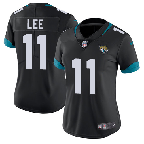 Nike Jacksonville Jaguars #11 Marqise Lee Black Team Color Women Stitched NFL Vapor Untouchable Limited Jersey